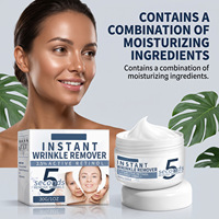 Crème Anti-Rides 2,5% Actifs Acide Hyaluronique - Raffermissante Instantanée, Anti-rides, Hydratant Léger Non Gras pour