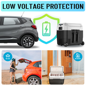 2025 nouveau ALG50 50L Portable électrique 12V 24V voiture réfrigérateur réfrigérateur Mini congélateur <span class=keywords><strong>Camping</strong></span> machine à glaçons pour caravane extérieure Coolbox - Product Image 5
