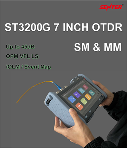 ST3200G-P1 7 inch color screen optical power meter VFL laser source 64 1310/1550nm 37/35dB PON - Product Image 3