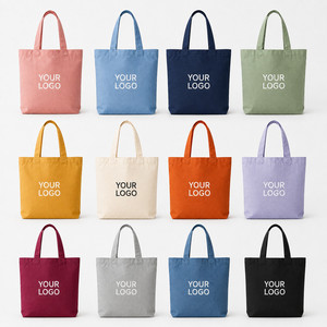 Sac fourre-tout en toile robuste de 12 oz avec soufflet de fond, logo personnalisé, réutilisable, écologique, pour événements et commerce de détail - Product Image 6