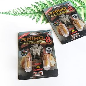 Capsules Rhino 8 haute puissance, à action rapide et longue durée, pour améliorer la vitalité et l'endurance masculine. - Product Image 2