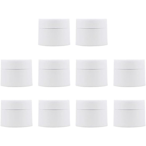 Low MOQ Luxury 100G PP Face Cream <b>Jar</b> Matte White Double Wall <b>Plastic</b> <b>Jar</b> - Product Image 1