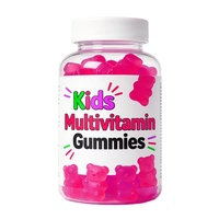 Gummies multivitaminées pour enfants Health Nova, saveurs de fruits rouges et de cerises, végétariennes, 150 unités