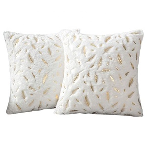 Oreillers en fausse fourrure, <span class=keywords><strong>coussin</strong></span> doux avec impression sur feuille d'or, taille personnalisée, poids de haute qualité, 1 pièce - Product Image 6