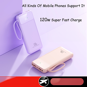 20000mah viene fornito con carica rapida di linea Mini Ultra-sottile alimentazione <span class=keywords><strong>Mobile</strong></span> condivisa Ultra-sottile portatile 120W intelligente carica rapida alimentazione <span class=keywords><strong>Mobile</strong></span> - Product Image 6