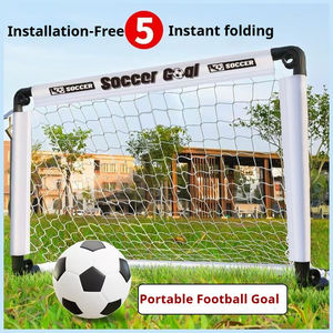 But de football miniature pliable de 130 cm, facile à installer, en PVC/PE écologique, avec cadre robuste et solide, pour enfants - Product Image 5