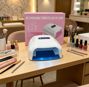 Lámpara UV LED Profesional Recargable Inalámbrica de Alta Potencia 96W para Secado de Uñas, Baja Temperatura, Molde Ultra para Uñas, Luz para 2 Manos, Ideal para Salón de Uñas - Product Image 6