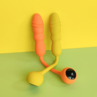 GINYA Stoßvibrator mit Touchscreen-Steuerung Liebeskugel Vibrierende Eier für Klitoris Brustwarzen und Vagina Sexspielzeug für Paare