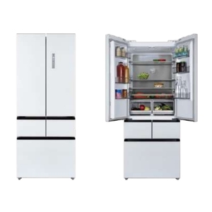 Réfrigérateur domestique de 424 litres, haute qualité, à portes françaises, refroidissement par air, sans givre, OEM, encastrable, BCD-424W, porte vitrée - Product Image 3