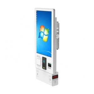 Multi-payment Methods 27/32'' Flexible Screen Facial Recognition <b>Scanner</b> <b>Printer</b> Password Keypad Cashless Payment Self Kiosks - Product Image 1