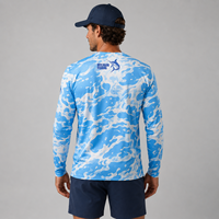 Chemise de pêche à manches longues pour homme, protection solaire UPF 50+, vêtements personnalisés avec design par sublimation