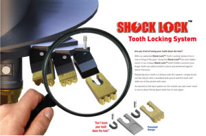 Sistem Penggali Gigi Post Hole Tidak Kehilangan Gigi Mesin Auger Tanah Lubang Bawah - Product Image 2