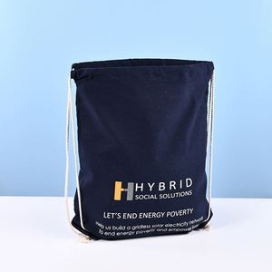 Sacs à cordon en toile personnalisés, nouveau design promotionnel, écologiques, recyclés, avec logo imprimé pour les clients - Product Image 2