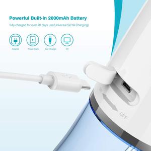 300ML Portable Rechargeable IPX7 Étanche Flosser De L'eau pour La <span class=keywords><strong>Maison</strong></span> et Voyage Flosser Sans <span class=keywords><strong>Fil</strong></span> <span class=keywords><strong>Dentaire</strong></span> Irrigateur Oral - Product Image 5