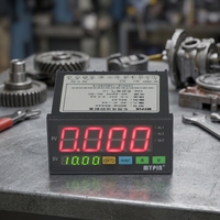 Compteur de panneau, tachymètre, fréquence LED à 6 chiffres, vitesse en tr/min, RS232 Modbus RTU, 90-260V