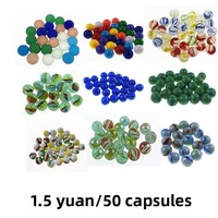 Billes de verre sablées de 16 mm, moulées par fusion, en vrac, pour le jeu de dames, jouets nostalgiques, perles artisanales, vente en gros, Dollar Store