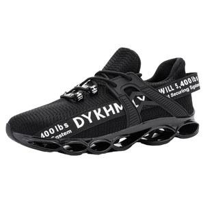 Pour <span class=keywords><strong>LARNMERN</strong></span> 200J chaussures de travail à bout en acier Anti-Smash pour hommes et femmes chaussures de sécurité respirantes en tricot mouche avec semelle intérieure en TPU anti-dérapant - Product Image 1