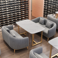 YINMA Livraison Rapide Restaurant Ensembles Meubles Table À Manger avec Chaises Café Mobilier Café Tables Et Chaises Café