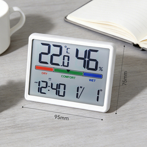 Termómetro Portátil Inteligente Cuadrado, <span class=keywords><strong>Medidor</strong></span> <span class=keywords><strong>de</strong></span> <span class=keywords><strong>Humedad</strong></span> <span class=keywords><strong>de</strong></span> Referencia, Dispensador, Higrómetro, Sensor <span class=keywords><strong>de</strong></span> Temperatura y <span class=keywords><strong>Humedad</strong></span> con Calibrador - Product Image 2