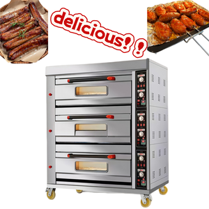 <span class=keywords><strong>Horno</strong></span> de Pizza Industrial de Alta Resistencia, 2 Niveles, 4 Bandejas, Eléctrico, Acero Inoxidable, Alta Eficiencia para Cocina Comercial - Product Image 1