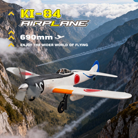 COOLBANK Ki-84 Avión de Ala Fija Realista de la Segunda Guerra Mundial, Modelo de Avión de Simulación por Radiocontrol, Juguete Coleccionable para Aficionados a la Aviación