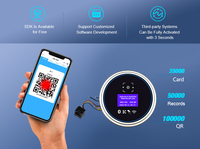 Lector de Control de Acceso Integrado SCANSMART RD008 Wiegand 26/34 con Código QR para Escaneo de Tarjetas de Identificación, Códigos de Barras, Interfaz USB y CMOS