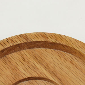 Bandeja de madera con asas <span class=keywords><strong>para</strong></span> servir, bandeja de comida y bebidas <span class=keywords><strong>para</strong></span> mesa de centro, desayuno, cena y bar, bandeja de almacenamiento decorativa rústica FSC - Product Image 3