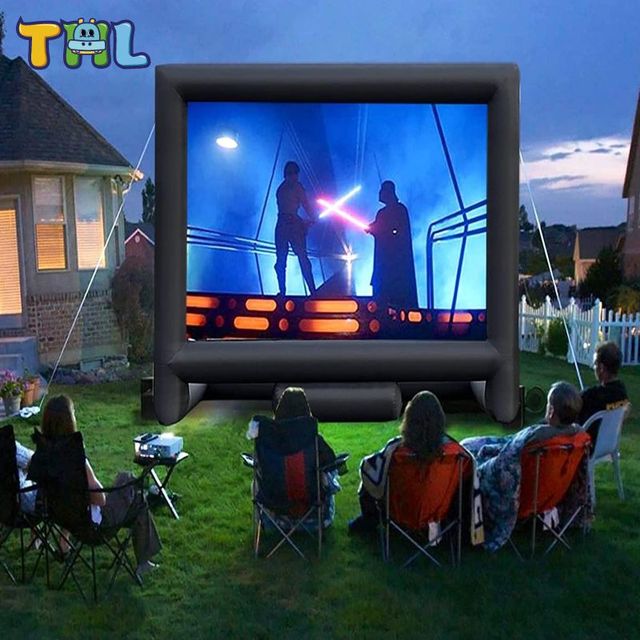 Commercial Outdoor Instant Cinema Product Portable Projector Screen Inflatable Movie Screen