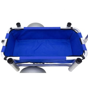Tekerlekli plaj arabası balon tekerlekleri ağır hizmet tipi alüminyum hafif çerçeve balıkçılık arabaları - Product Image 4