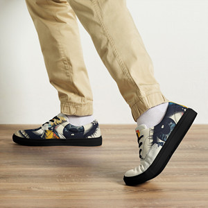 Scarpe da Passeggio Leggere in Tela per Uomo con Lacci, Suola Interna Morbida e Confortevole in PU - Product Image 5