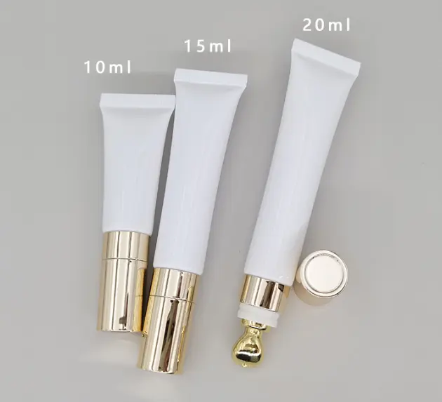 Applicatore per crema per gli occhi il bianco da 20 o 30 ml è preferito con l'applicatore d'oro IN STOCK ora