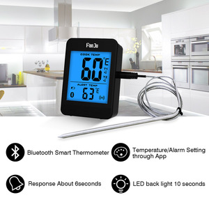 Thermomètre à viande Bluetooth Détecteur de température de four numérique pour aliments Moniteur de <span class=keywords><strong>barbecue</strong></span> Thermomètre domestique intelligent sans fil pour <span class=keywords><strong>barbecue</strong></span> - Product Image 2
