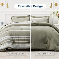 Ensemble de literie King, ensemble de literie 7 pièces King avec couette en alternative au duvet, draps, taies d'oreiller et housses de coussin, teinture cationique