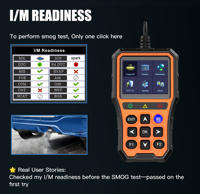 Escáner de Diagnóstico Universal para Automóviles OBD2 de 12-24 V con Lector de Códigos y Luz de Verificación del Motor - 1 Año de Garantía