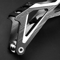 Cadre de patinage de vitesse professionnel OEM, haute rigidité, en alliage d'aluminium 7075 léger, pour patins à roulettes d'extérieur