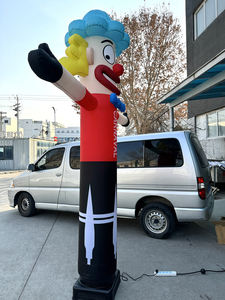 Üreticinin özelleştirilebilir baskılı tek bacak eğlence Waved Joker tasarım hava tüp adam ücretsiz örnek reklam şişme - Product Image 2