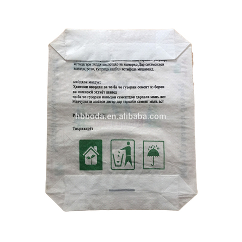 pp Woven Packaging Bag with Valve 25kg 50kg for Flour, Cement, Sugar