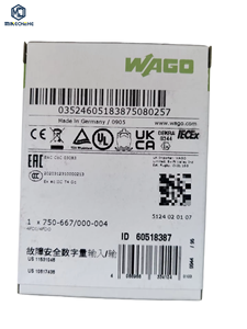 Module de sécurité contre les défauts 750-667/000-004, module de contrôleur logique programmable, module de contrôle d'automatisation industrielle, module de relais de sécurité - Product Image 1