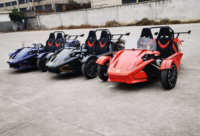 En Stock, Tricycles Motorisés T-Rex 350cc pour Adultes, 2 Places, 3 Roues, Carrosserie Ouverte, Essence, pour Passagers