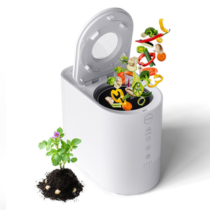 Composteur intelligent de déchets alimentaires 4,5 L avec couvercle en verre transparent, désodorisation UVA, pour comptoir intérieur, OEM ODM - Product Image 1