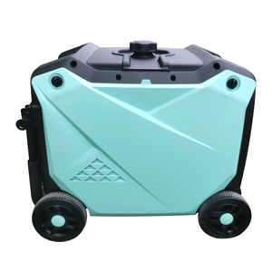 Générateur d'essence portable 10 kW pour <span class=keywords><strong>camping</strong></span> familial, 50/60 Hz, 220/230 V, refroidissement par air, démarrage manuel, sortie USB, 4 temps, grand réservoir de 25 L avec roues - Product Image 4