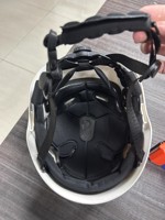 Casque de sécurité d'escalade en ABS haute résistance avec lampe LED et visière, 6 points de suspension - Léger 390g, réglable 53-62cm