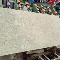 Fourniture de dalles de pierre calcaire beige de Beyrouth, finition polie, pour sols et murs extérieurs de bâtiments commerciaux, tailles personnalisées disponibles