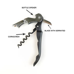 <span class=keywords><strong>Tire</strong></span>-<span class=keywords><strong>bouchon</strong></span> à vin multifonctionnel et ouvre-bouteille en métal ami du serveur de vente chaude - Product Image 2