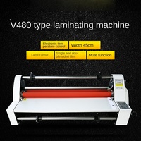 A2 Contrôle électronique de la température 450mmV480 Petite machine à plastifier Double support Montage à chaud et à froid pour les projets à petite échelle