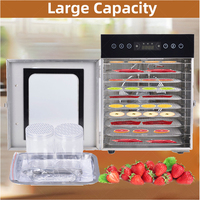 8/10 Roestvrijstalen Energiebesparende Voedseldehydrator Voor Pallets Vers Fruit En Groenten-Stille Industriële Droogmachine