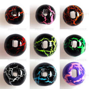 Rãnh Tungsten hạt bán buôn tùy chỉnh màu sắc Brass hạt cho Fly ràng buộc vật liệu - Product Image 2