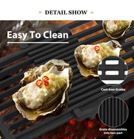 Grille de cuisson universelle réglable Hongxuan HOHE pour barbecues à gaz et électriques – Facile à nettoyer et résistante à la chaleur