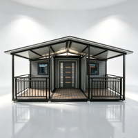 Villa de villégiature modulaire extensible en acier de 40 pieds avec 3 chambres et salle de bain pour île tropicale – Maison conteneur préfabriquée modulaire