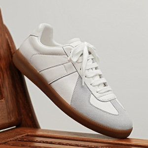 Nouvelles Chaussures Tendance Printemps-Automne en Cuir Véritable Décontractées et Respirantes avec Doublure en Peau d'Agneau, Confortables et Idéales pour le Sport. - Product Image 4
